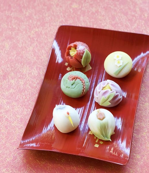 上生菓子〜織部饅頭